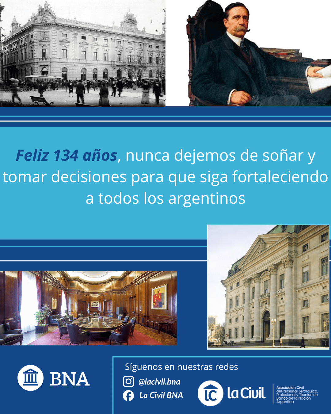Feliz 134 años