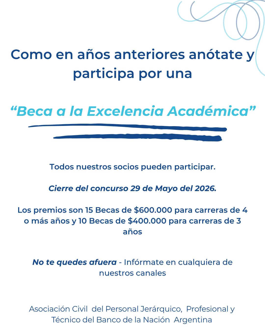 Beca a la excelencia académica