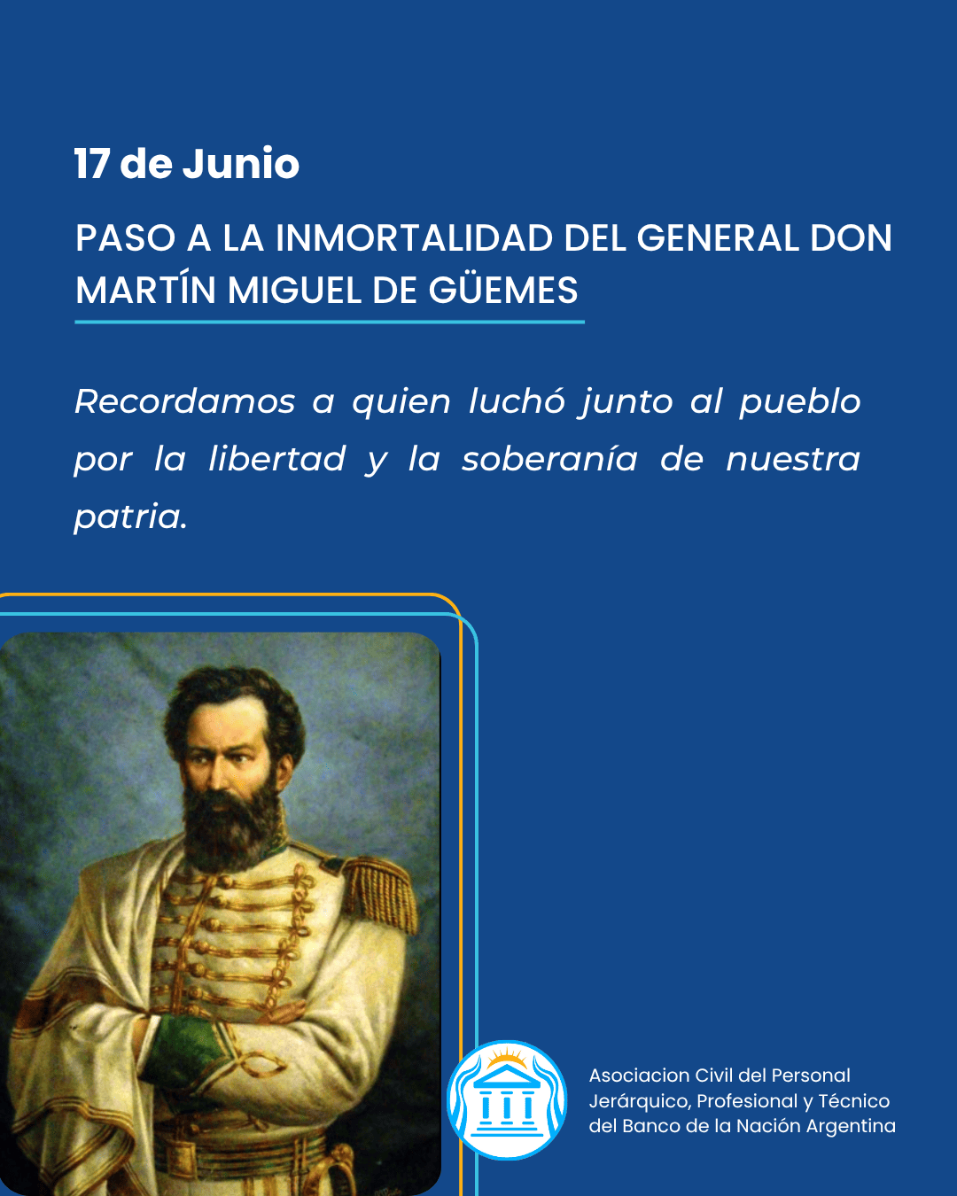 Paso a la Inmortalidad del General Martín Miguel de Güemes